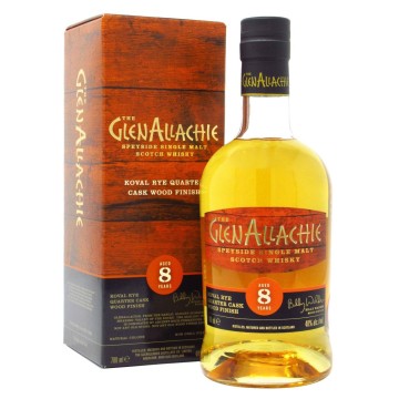 GlenAllachie 8Y Koval Rye Quarter Cask Wood Finish