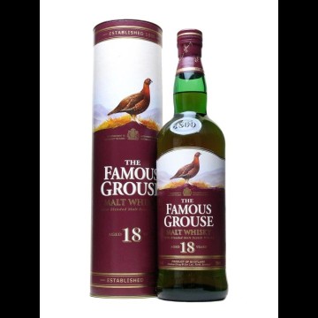 THE FAMOUS GROUSE MALT WHISKEY 18 YEARS