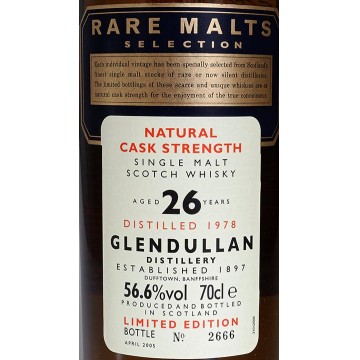 Glendullan - Rare Malts - 1978 26 year