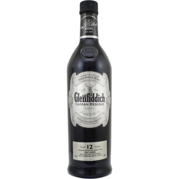 Glenfiddich 12 Years Old Speyside Single Malt Whisky Caoran Reserva
