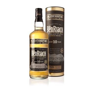 BenRiach 10 yr Curiositas Single Peated Malt Whisky