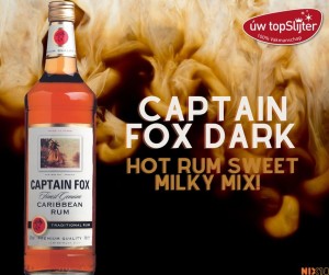Captain Fox Dark hot rum sweet milky mix - wk 1,2,3,