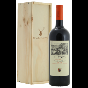 El Coto Rioja Crianza (magnum in houten kist)