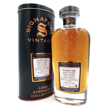 SIGNATORY PULTENEY 2008 CASK STRENGTH