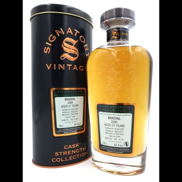 SIGNATORY BRAEVAL 2000 CASK STRENGTH 21y