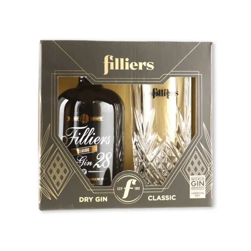 [5415200003532] Filliers dry gin 28 GV 0,50 ltr + longdrink glas