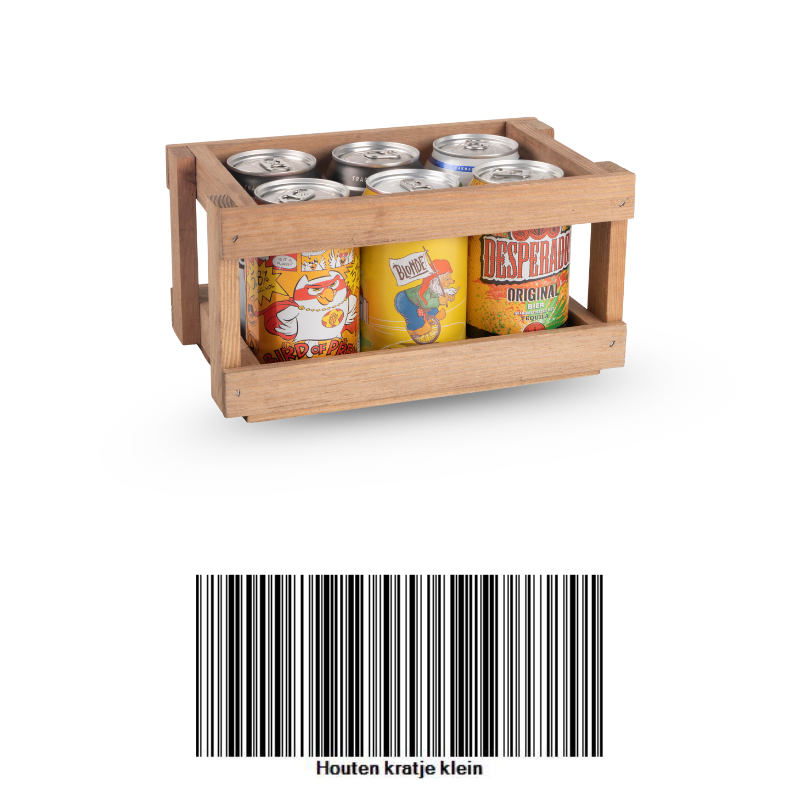 [Houten kratje klein] Houten kratje klein Cadeauverpakking