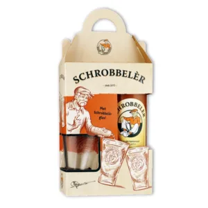 SCHROBBELER 0,35 ltr GVP + 2 shotglazen